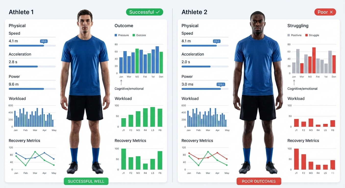 Two Athletes with Identical Data, Different Performance Outcomes