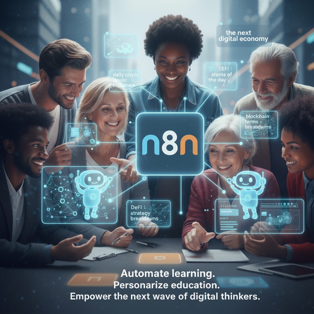 AI Blockchain Education with n8n