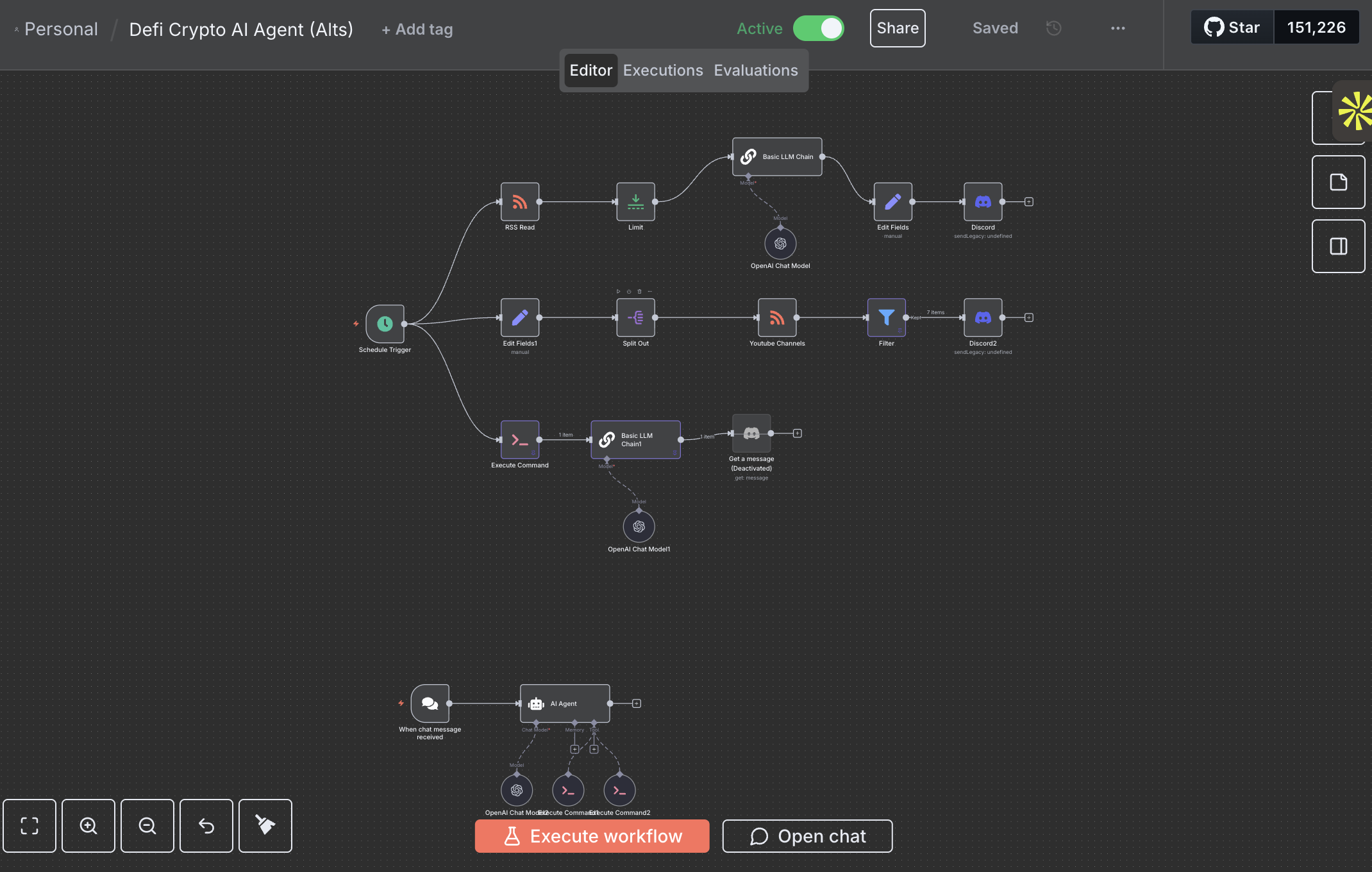 n8n AI Agent Workflow