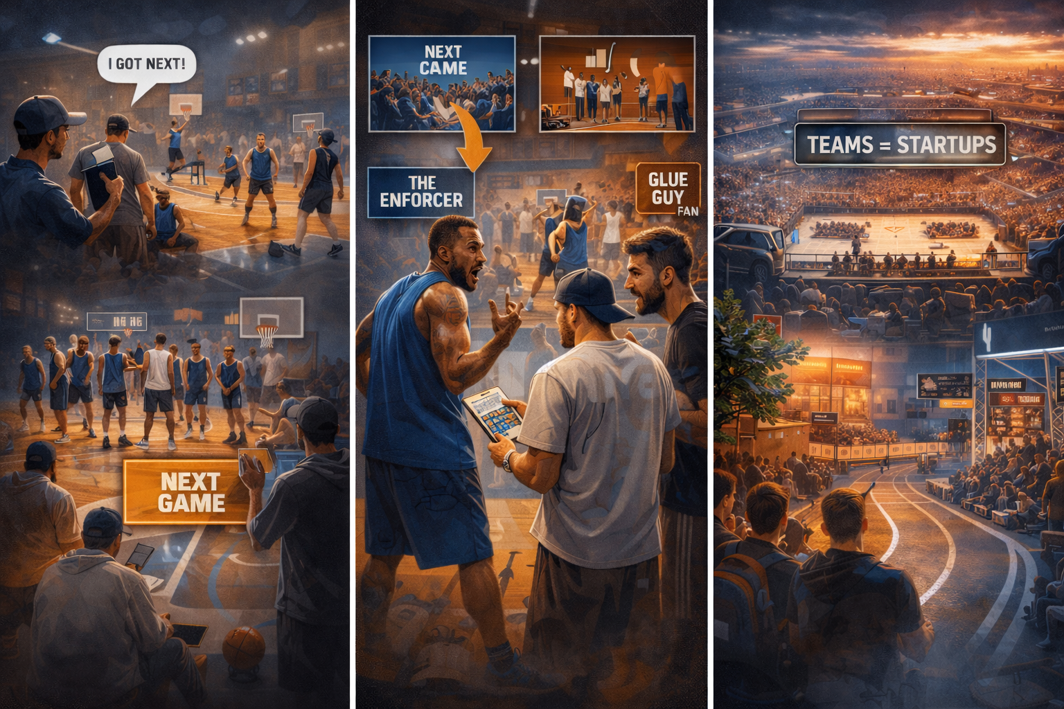 Teams = Startups - The Pickup Basketball Dynamic