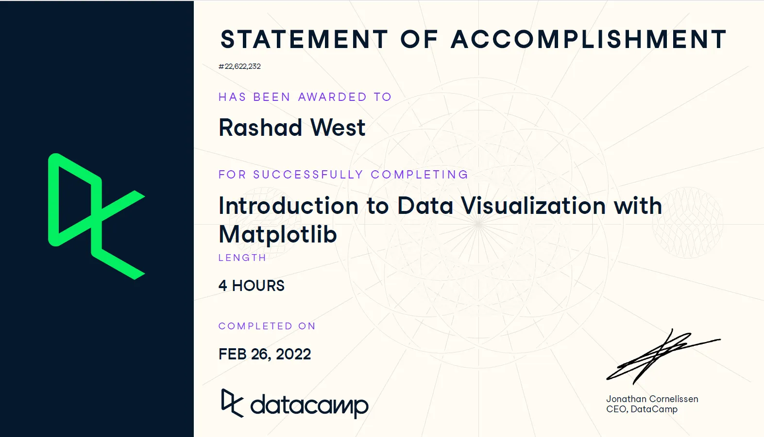 Introduction to Data Visualization with Matplotlib